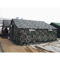 带耳房指挥帐篷 9x12指挥帐篷 指挥帐篷野外救灾帐篷 迷彩 20人以上带耳房