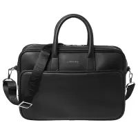 Cerruti 1881極速系列黑色公文包