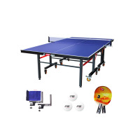 红双喜DHS 新款专业移动折叠乒乓球桌标准比赛乒乓球台TK2019