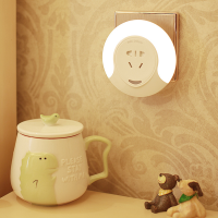 智能调光定时五孔插座led小夜灯