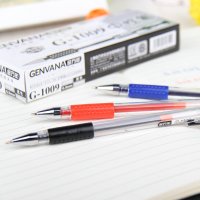 金万年 1009 0.5mm通用扒帽中性笔 黑色 (60支装)