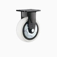 常成 C8-8寸固定重型乳白色尼龙(PA)轮定向轮承重500KG 8个/箱 C8-21200-52F