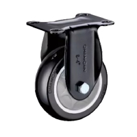 常成 B2-5寸固定黑色聚氨酯(PU)脚轮 中型定向轮 4个装/套 B2-21125-31D