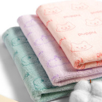名创优品(MINISO)超细纤维萌趣动物毛巾款式随机发送(两件)