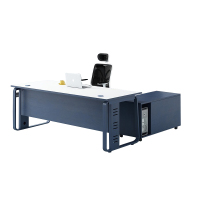 慧采云 办公家具板式老板桌总裁桌简约现代经理办公桌组合主管桌大班台1.8m