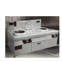 金百川 1100炒灶系列 2100*1100*1200 双炒单尾电磁炉