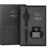 派克(PARKER)派克时尚浅灰小墨水礼盒