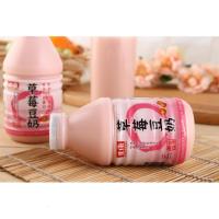 儿童早餐豆奶成人豆乳正康草莓豆浆330ml*6瓶装 X