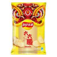 Lay's薯片 休闲零食 膨化食品 美国经典原味 75克