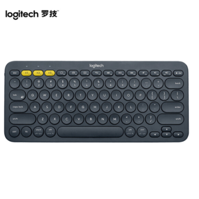 罗技(Logitech) K380 键盘 无线蓝牙键盘 办公键盘 女性 便携 超薄键盘 笔记本键盘 深灰色