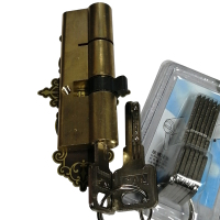 ±0 防盗门锁芯90mm 单个装