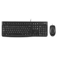 罗技(Logitech) MK120有线键盘鼠标套装 黑色 USB接口罗技