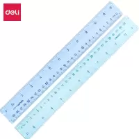 得力deli6209软尺尺子弹性材料尺子30CM学生用品幼儿园可爱尺子学生文具小学生5把装[苏宁自营]