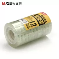 晨光(M&G) AJD97370 透明胶带 小胶纸带 玻璃胶带 文具胶带 8mm*30y 12卷/筒