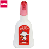 得力(deli) 7284 修正液 学生修正液办公修正液(15ml) 彩色包装 12支/盒 1盒价格