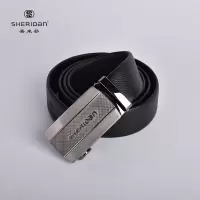 喜来登(XILAIDENG) NL71051S 男款皮 带 头层牛皮 自动扣 高档锌合金 110-130cm 黑色单个装