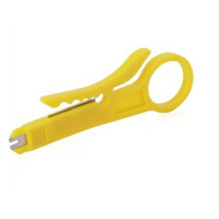迷你型剥线刀简易型小剥线刀简易打线刀剥线器剥线钳黄色打线刀30把