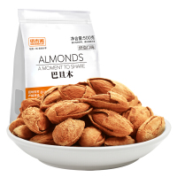 巴旦木 每日坚果炒货 干果扁桃仁杏仁 休闲零食500g/袋