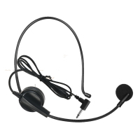 联想P23原声麦克风话筒 扩音器耳麦 头戴式有线麦克风 270°旋转调节