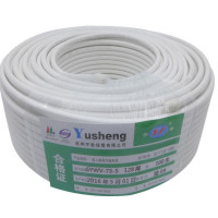 高编加密126网白色透明高清有线电视线闭路线90米