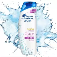 海飞丝无硅油洗发水 致美微米净爽蓬松去屑0硅油洗发露 400ml 两瓶装 S
