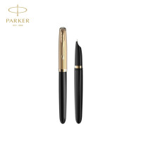 派克(PARKER)钢笔 51系列豪华肯尼斯基金夹墨水笔 18K金笔尖 书写F尖0.5mm