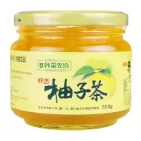 [进口]韩国进口冲饮韩国农协蜂蜜柚子茶550g酸甜休闲下午茶果酱
