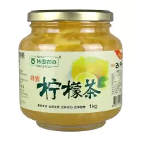 [进口]韩国农协蜂蜜柠檬茶水果茶1kg柚子茶冰糖柠檬膏泡水冲饮