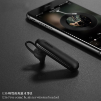 正旗 E36 畅悦商务蓝牙耳机 4.2 无线耳机 黑色
