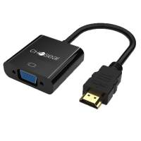 高清视频转换头 HDMI转VGA线转接器 小米电脑盒子连接线电视显示器投影仪