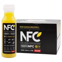 农夫山泉NFC橙汁300ml*24瓶 整箱装