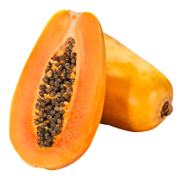 冠町 广西红心牛奶木瓜 新鲜水果净重3斤装(1-2个)