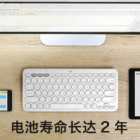 罗技(Logitech)K380 无线连接 蓝牙键盘 办公键盘 女性 便携 超薄键盘 笔记本键盘