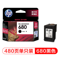 惠普(HP)F6V27AA 680黑色墨盒 F6V27AA