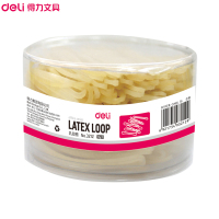 得力3212乳胶圈(微黄)(50g/筒)