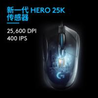 罗技(Logitech)G403 HERO升级版 有线连接 游戏鼠标