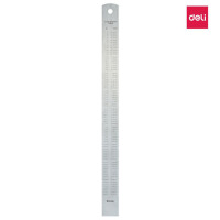 得力(deli) 8462 不锈钢刻度直尺20CM 5支装