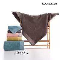 三利 4265 洗脸毛巾8422千鸟格系列纯棉34*72cm FL（预计2-7天到货）