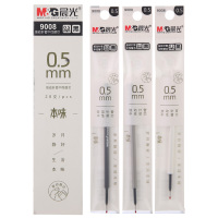 晨光(M&G)文具0.5mm黑色学生考试中性笔芯 全针管签字笔替芯 本味系列水笔芯 20支/盒