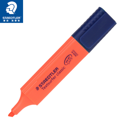 施德楼荧光笔彩色重点标记笔办公学生用1-5mm 单支装