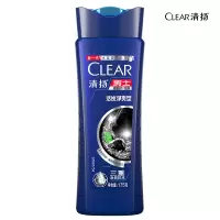 清扬(CLEAR) 5413 男士去屑洗发露活炭净爽型蓝瓶175g FL(预计2-5天到货)