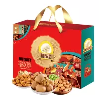 臻味鲜品屋坚果礼盒福禄双喜礼盒2000g
