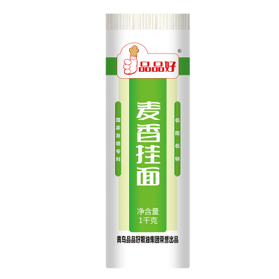 品品好麦香挂面1000g原麦清香风干拌面炒面速食正宗碱水面条
