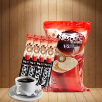 雀巢咖啡1+2原味即溶三合一100条速溶咖啡粉微研磨办公室冲调饮品1500g袋装 原味经典咖啡