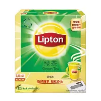 立顿Lipton 绿茶叶 办公室下午茶 袋泡茶包 2g*100.
