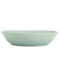 苏氏陶瓷 SUSHI CERAMICS 青瓷盘子 8英寸汤盘陶瓷菜盘饭盘 2个装餐具套装