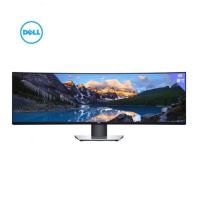 戴尔(DELL) U4919DW 49英寸IPS曲面倾斜背光液晶显示器带屏幕保护膜