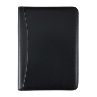 ZEBRA 拉链笔记本 B5 80g 100张 9孔活页 黑色 单本装