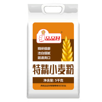 品品好小麦粉5kg中筋面粉家用馒头饺子面条包子烙饼粉