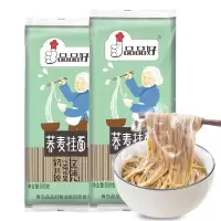 品品好荞麦面条苦荞挂面乔麦面宽细杂粮凉面500g*2袋